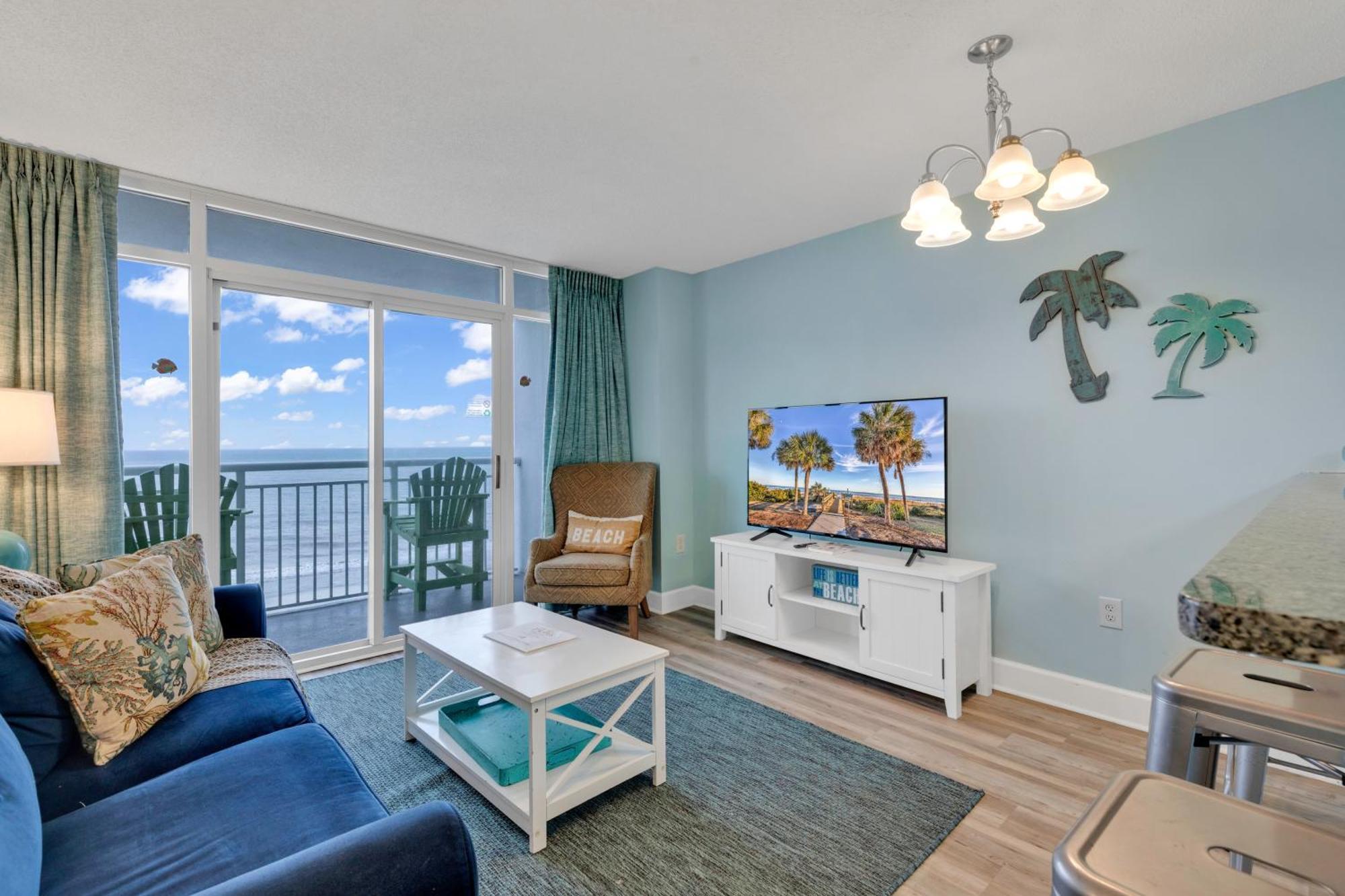 Ocean Front 2Br Elegant Condo In Atlantica Resort شاطئ ميرتل المظهر الخارجي الصورة
