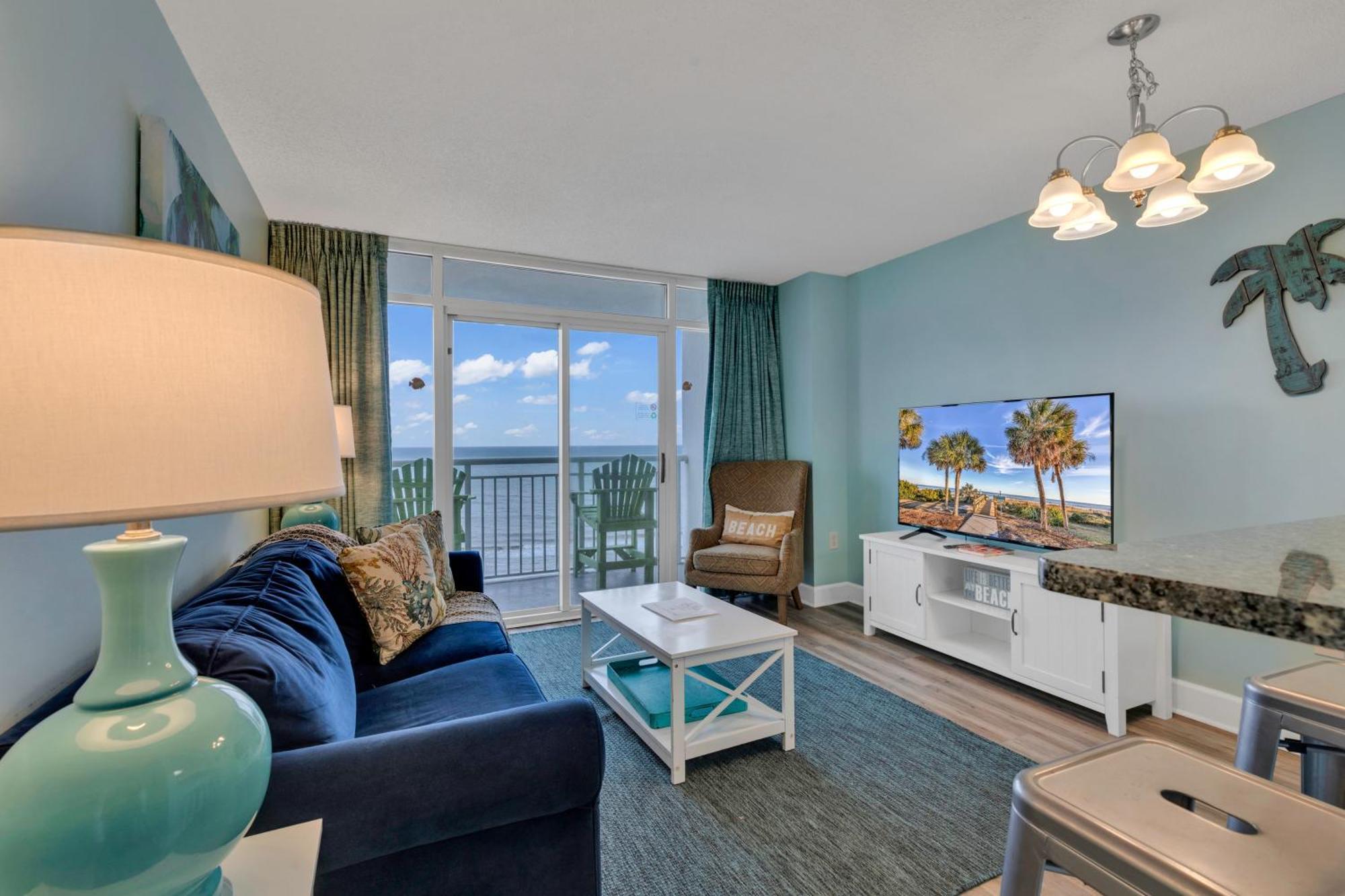 Ocean Front 2Br Elegant Condo In Atlantica Resort شاطئ ميرتل المظهر الخارجي الصورة